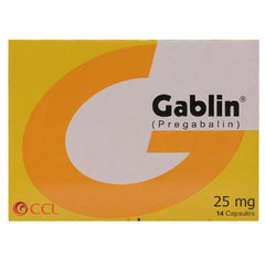 Gablin Capsules 25Mg (1 Strip = 7 Capsules)