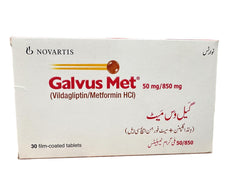 Galvus Met Tablets 50/850Mg (1 Strip = 10 Tablets)