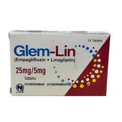 Glem-Lin Tablets 25Mg/5Mg (1 Strip = 7 Tablets)