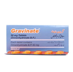 Gravinate Tablet 50mg ( 1 Strip = 10 Tablets )