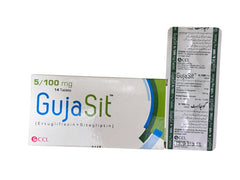 Guja Sit  Tablets 5Mg+100Mg  (1 Strip = 7 Tablets)