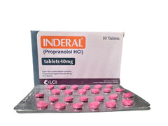 Inderal Tablets 40Mg (1 Strip = 25 Tablets)