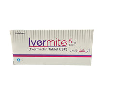 Ivermite Tablets 6Mg (1 Box = 10 Tablets)