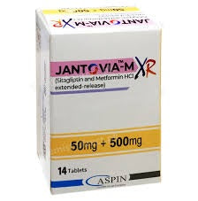 Jantovia-M XR Tablets 50/500Mg (1 Strip = 7 Tablets)