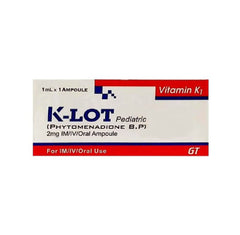 K-Lot Pediatric Im/Iv/Oral Injection 2Mg (1 Box = 1 Injection)
