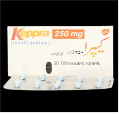 Keppra Tablets 250Mg (1 Strip = 10 Tablets)