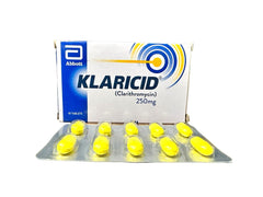Klaricid Tablets 250Mg (1 Box = 10 Tablets)