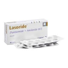 Lasoride Tablets 40Mg/5Mg (1 Strip = 10 Tablets)