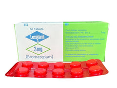 Lexotanil Tablets 3Mg (1 Strip = 10 Tablets)