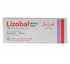 Lizobal Tablets 500Mcg (1 Strip = 15 Tablets)