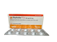 Maltofer Fol Tablets 100Mg/0.35Mg (1 Strip = 10 Tablets)