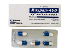Maxpan-400 Capsules 400Mg (1 Box = 5 Capsules)