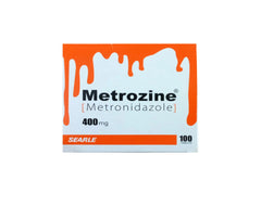 Metrozine Tablets 400Mg (1 Strip = 10 Tablets)