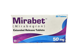Mirabet Tablets 50Mg (1 Strip = 10 Tablets)