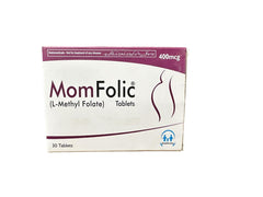 Mom Folic Tablets 400Mcg (1 Strip = 15 Tablets)
