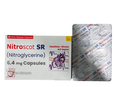 Nitroscot Sr Capsules 6.4Mg (1 Strip = 10 Capsules)