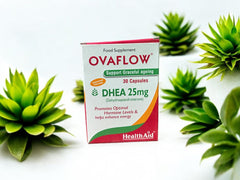 Healthaid Ovaflow Dhea Capsules 25Mg (1 Box = 30 Capsules)