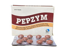 Pepzym Tablets (1 Strip = 10 Tablets)