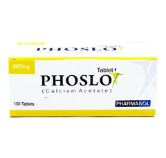Phoslo Tablets 667Mg (1 Strip = 10 Tablets)