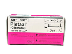 Pletaal Tablets 50Mg (1 Strip = 10 Tablets)