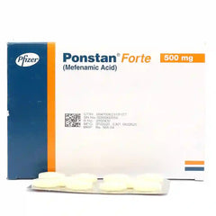 Ponstan Forte Tablets 500Mg (1 Strip = 10 Tablets)