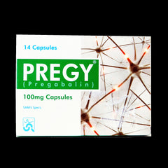 Pregy Capsules 100Mg (1 Box = 14 Capsules)