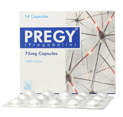 Pregy Capsules 75Mg (1 Box = 14 Capsules)