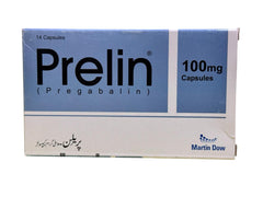 Prelin Capsules 100Mg (1 Strip = 7 Capsules)