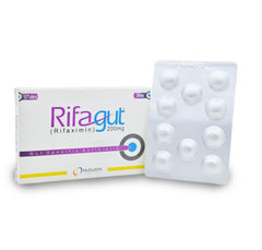 Rifagut Tablets 200Mg (1 Box = 1 Strip)(1 Strip = 10 Tablets)