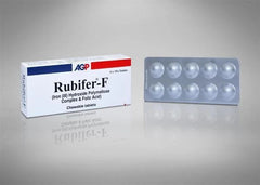 Rubifer-F Tablets 100Mg/0.35Mg (1 Strip = 10 Tablets)