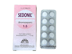 Sedonil Tablets 1.5Mg (1 Strip = 10 Tablets)
