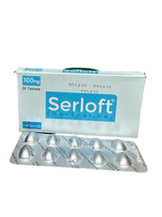 Serloft Tablets 100Mg (1 Strip = 10 Tablets)