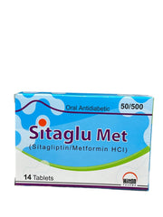 Sitaglu Met Tablets 50/500Mg (1 Strip = 7 Tablets)