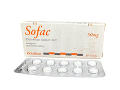 Sofac Tablets 50Mg (1 Strip = 10 Tablets)