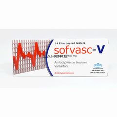 Sofvasc-V Tablets 5/160Mg (1 Box = 14 Tablets)