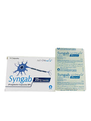 Syngab Capsules 25Mg (1 Strip = 7 Capsules)