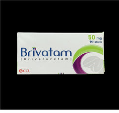 Brivatam Tablets 50Mg (1 Strip = 7 Tablets)