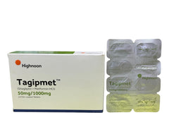 Tagipmet Tablets 50/1000Mg (1 Strip = 7 Tablets)