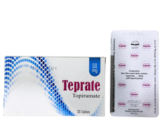 Teprate Tablets 50Mg (1 Strip = 10 Tablets)