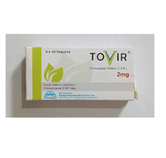 Tovir Tablets 2Mg (1 Strip = 10 Tablets)