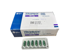 Vibramycin Capsules 100Mg (1 Strip = 6 Capsules)