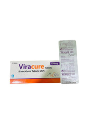 Viracure Tablets 250Mg (1 Box = 1 Strip)(1 Strip = 10 Tablets)