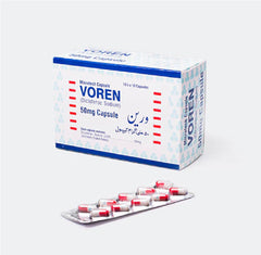 Voren Capsules 50Mg (1 Strip = 10 Capsules )