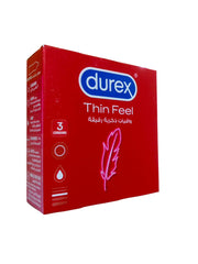 Durex Thin Feel Condoms (1 Pack = 3Pcs)