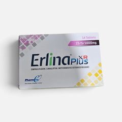 Erlina Tablets 25/5/1000mg (1 Strip = 7 Tablets)