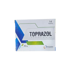 Toprazol Tablets 40Mg (1 Box = 2 Strip) (1 Strip = 14 Tablets)