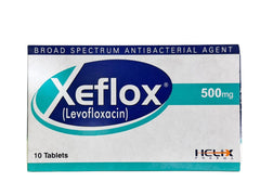 Xeflox Tablets 500Mg (1 Box = 1 Strip)(1 Strip = 10 Tablets)