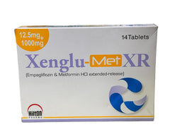 Xenglu-Met Xr Tablets 12.5Mg/1000Mg (1 Strip = 7 Tablets)
