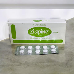Ziapine Tablets 100Mg (1 Box = 10 Tablets)