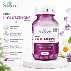 PREGIN (L-Glutathione Tablets) ( 1 Bottle = 30 Tablets )